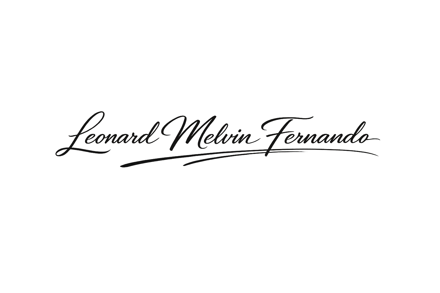 Signature of Leonard Melvin Fernando